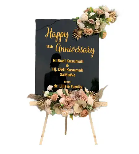 Papan Bunga Akrilik Lambangkuning